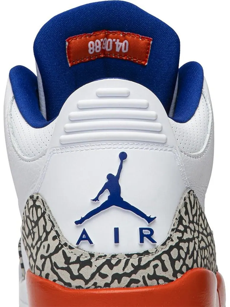 Кроссовки Air Jordan 3 Retro Knicks — изображение 7 из 8, белый