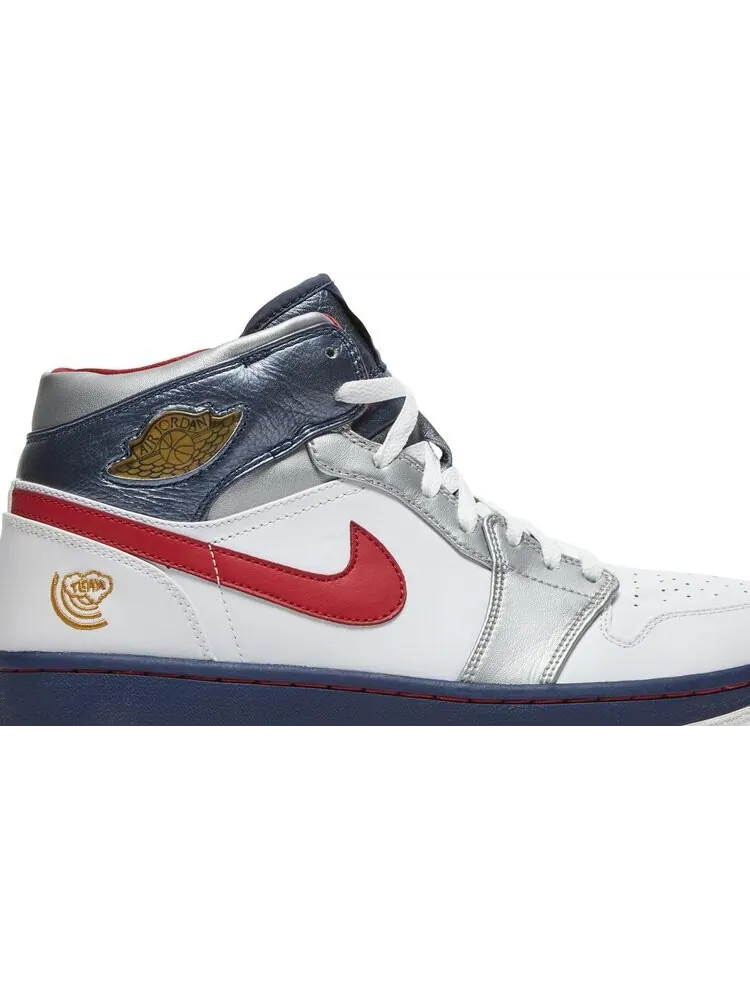 Кроссовки Air Jordan 1 Retro Olympic — изображение 2 из 8, белый