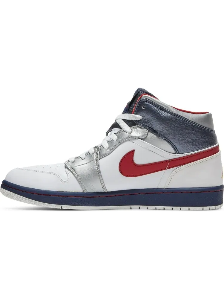 Кроссовки Air Jordan 1 Retro Olympic — изображение 3 из 8, белый