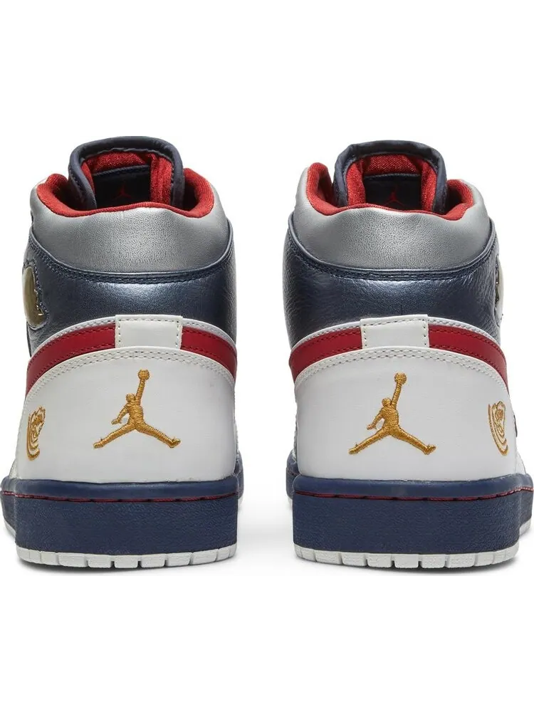 Кроссовки Air Jordan 1 Retro Olympic — изображение 6 из 8, белый