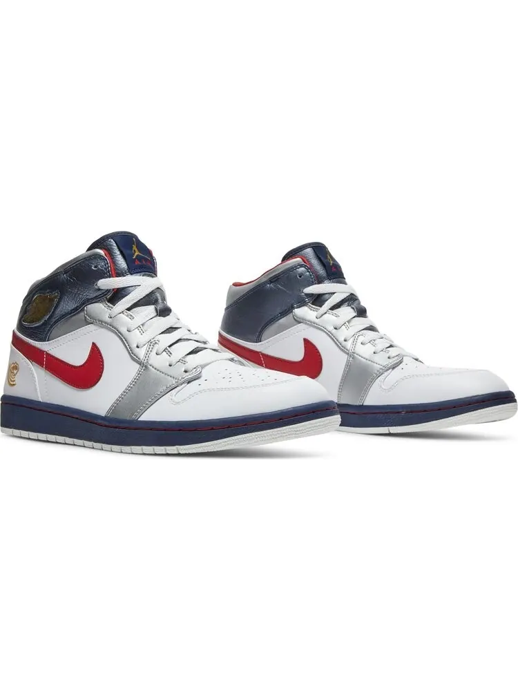 Кроссовки Air Jordan 1 Retro Olympic — изображение 8 из 8, белый
