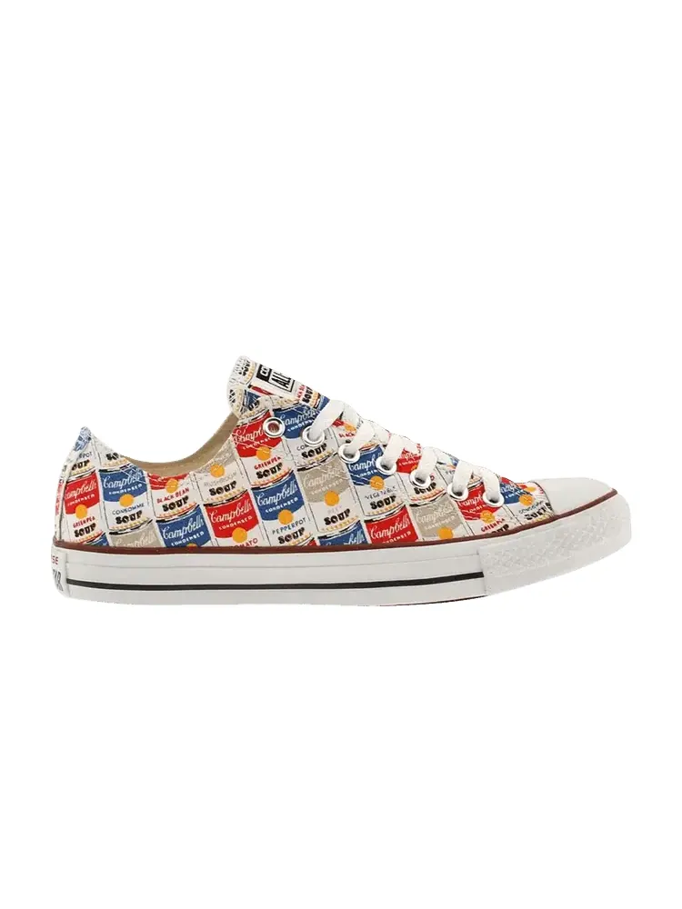 Кроссовки Converse Andy Warhol x Chuck Taylor All Star Low Ox, Campbells Soup — изображение 1 из 1, белый