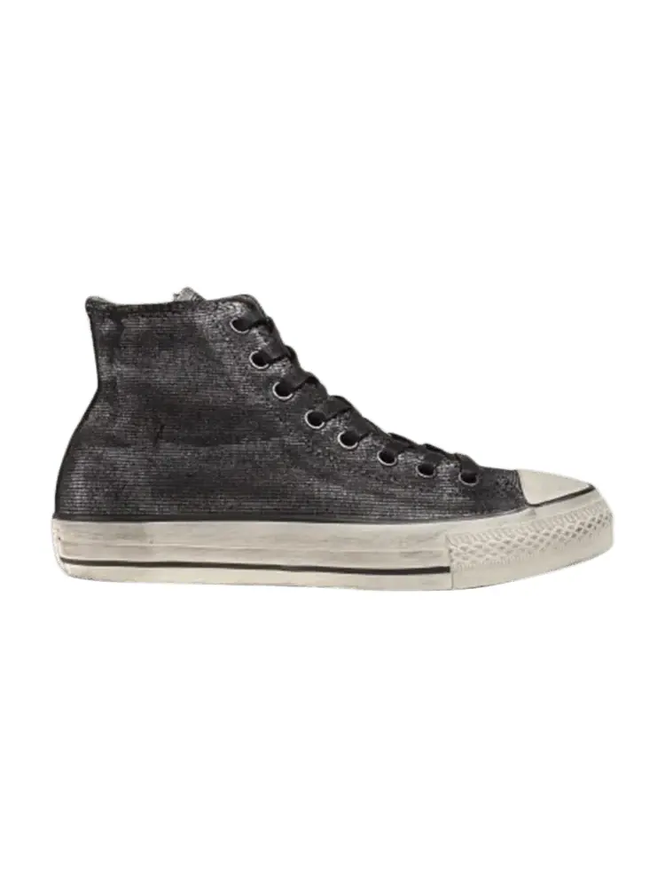 Кроссовки Converse John Varvatos x Chuck Taylor All Star Hi 'Black SIlver' — изображение 1 из 1, черный/серебристый
