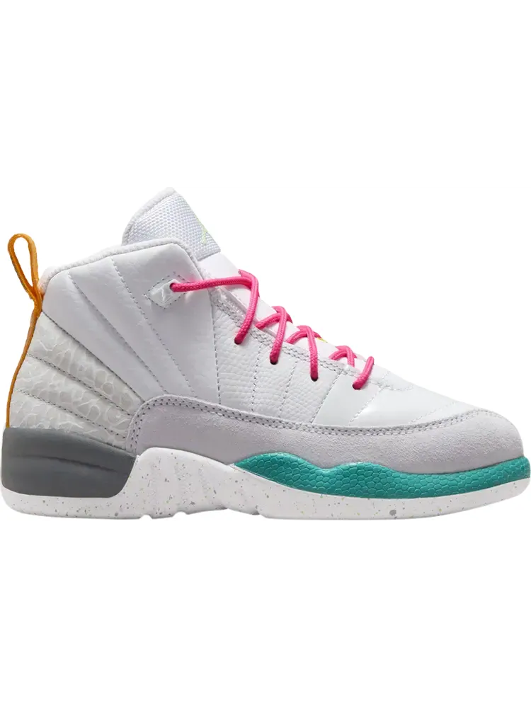 Кроссовки Air Jordan 12 Retro PS 'White Vapor Green' — изображение 1 из 1, белый