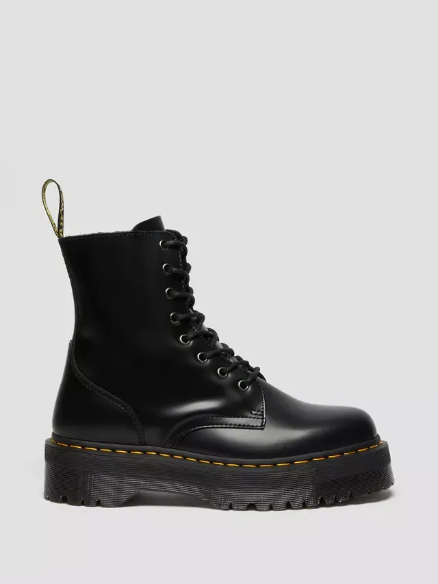 Ботинки Dr. Martens Jadon Boot из полированной кожи на платформе — изображение 8 из 11, черный