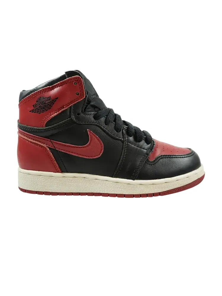 Кроссовки Air Jordan 1 Retro BG 'Bred' — изображение 1 из 1, черный
