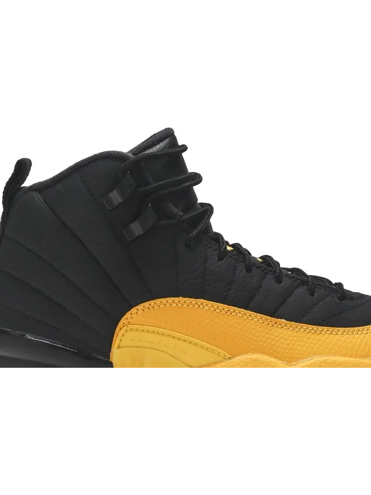 Кроссовки Air Jordan 12 Retro GS University Gold — изображение 2 из 8, черный