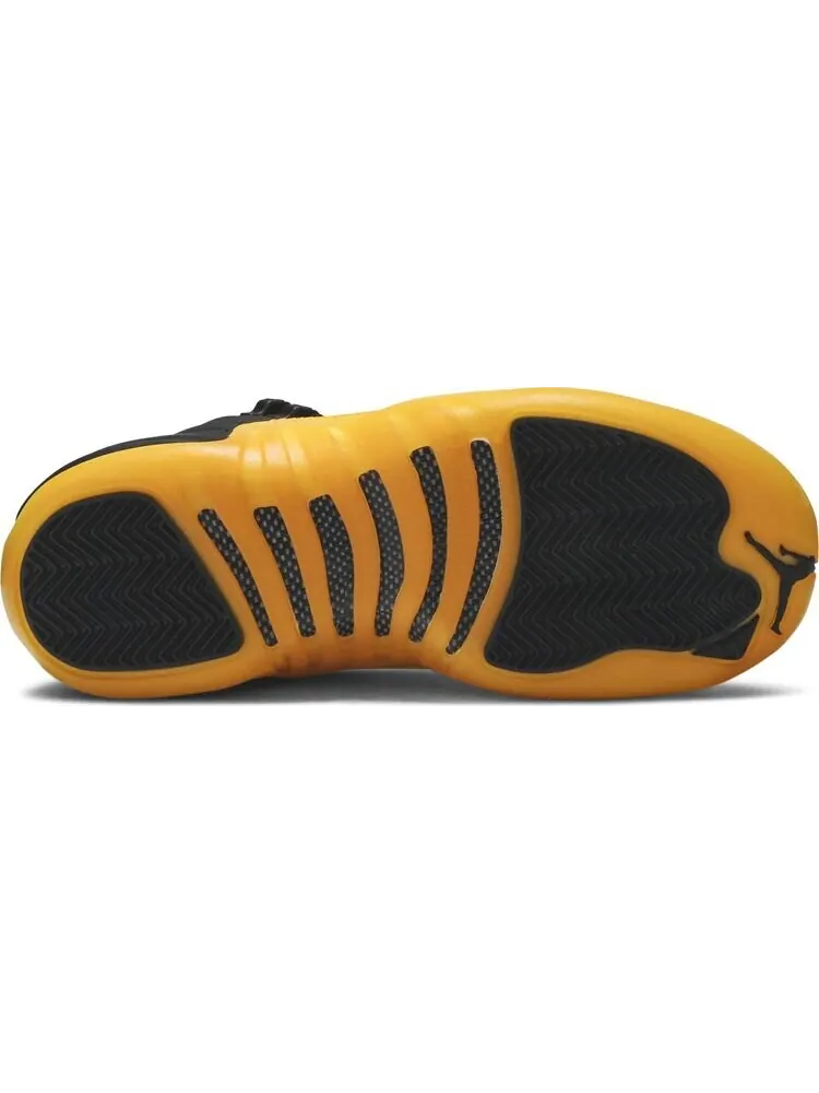 Кроссовки Air Jordan 12 Retro GS University Gold — изображение 4 из 8, черный