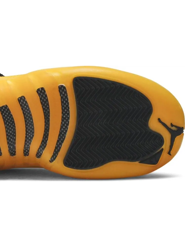 Кроссовки Air Jordan 12 Retro GS University Gold — изображение 5 из 8, черный