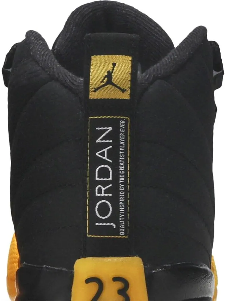 Кроссовки Air Jordan 12 Retro GS University Gold — изображение 7 из 8, черный
