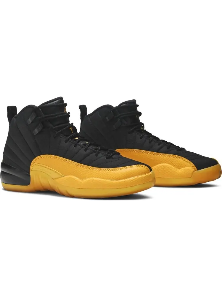 Кроссовки Air Jordan 12 Retro GS University Gold — изображение 8 из 8, черный