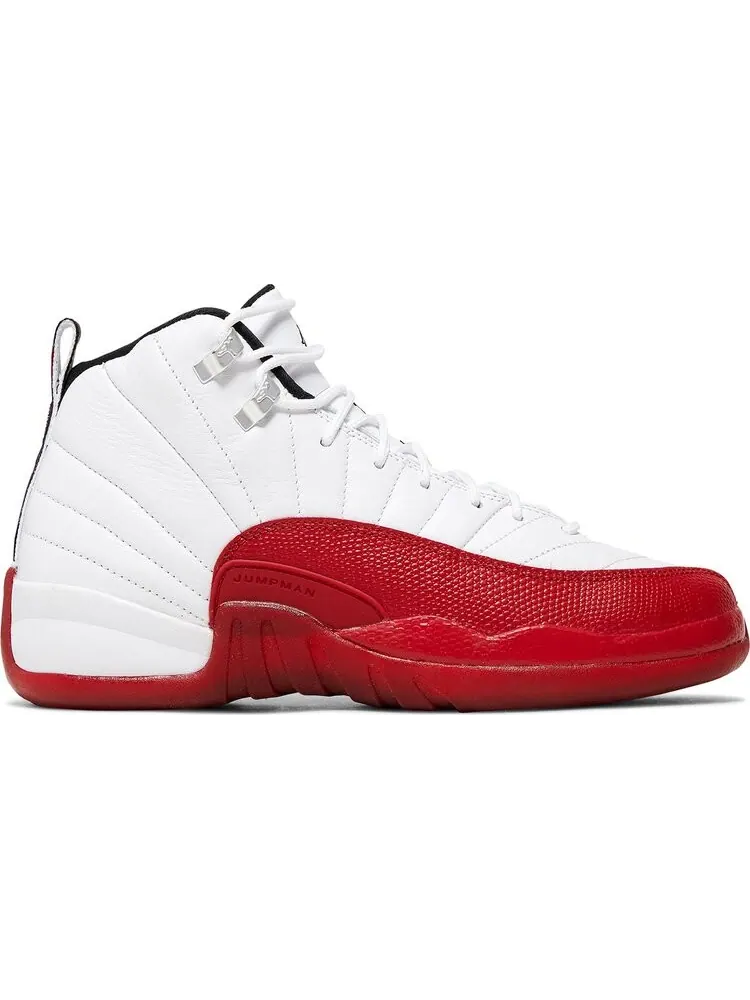 Кроссовки Air Jordan 12 Retro GS 'Cherry' 2023 — изображение 1 из 4, белый