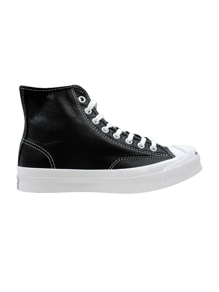 Кроссовки Converse Jack Purcell Signature Hi 'Black White' — изображение 1 из 1, черный/белый