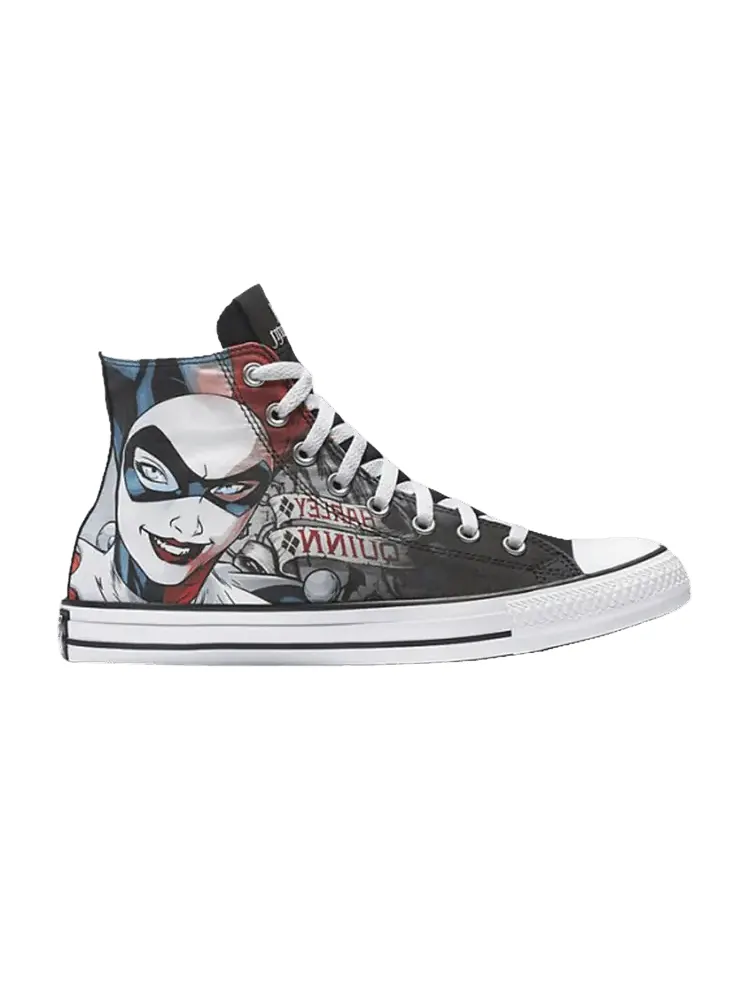 Кроссовки Converse DC Comics x Chuck Taylor All Star High 'Harley Quinn' — изображение 1 из 1, черный/красный/белый