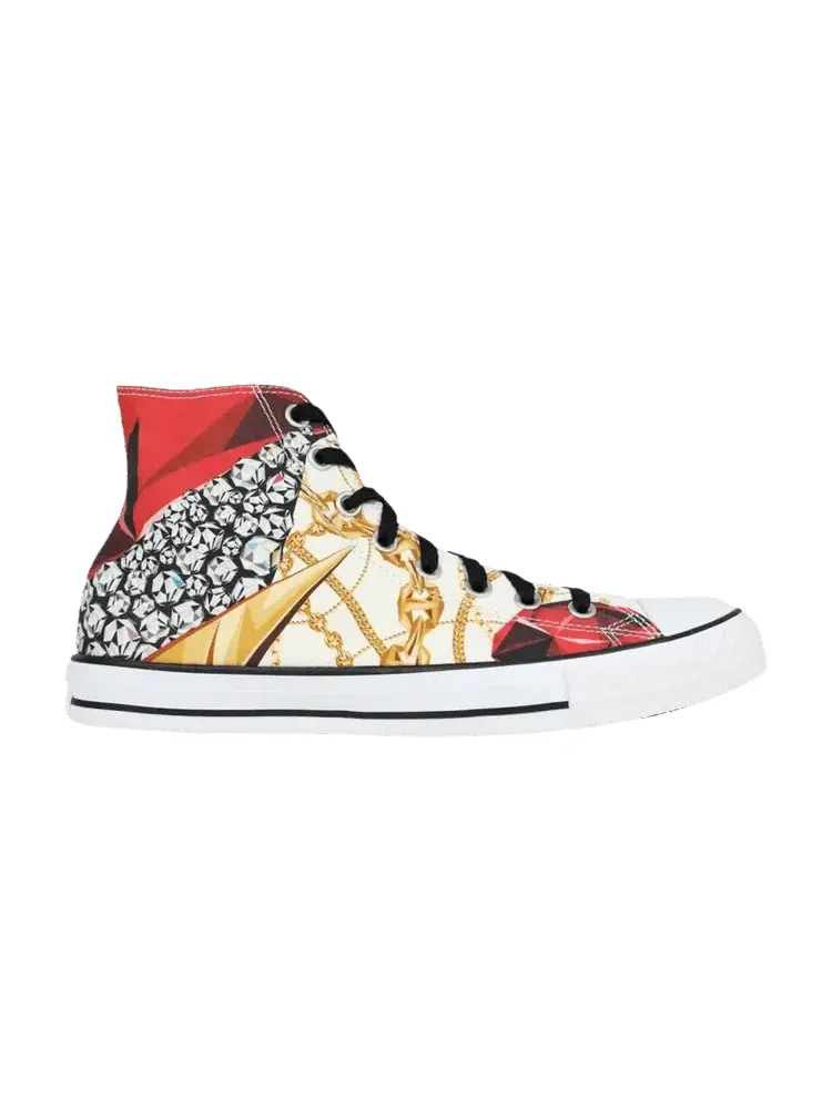 Кроссовки Converse Chuck Taylor All Star High 'Gold Chain Ruby' — изображение 1 из 1, красный/белый/черный