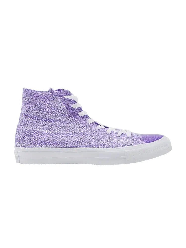 Кроссовки Converse Nike x Chuck Taylor All Star Flyknit High 'Hyper Grape' — изображение 1 из 1, фиолетовый