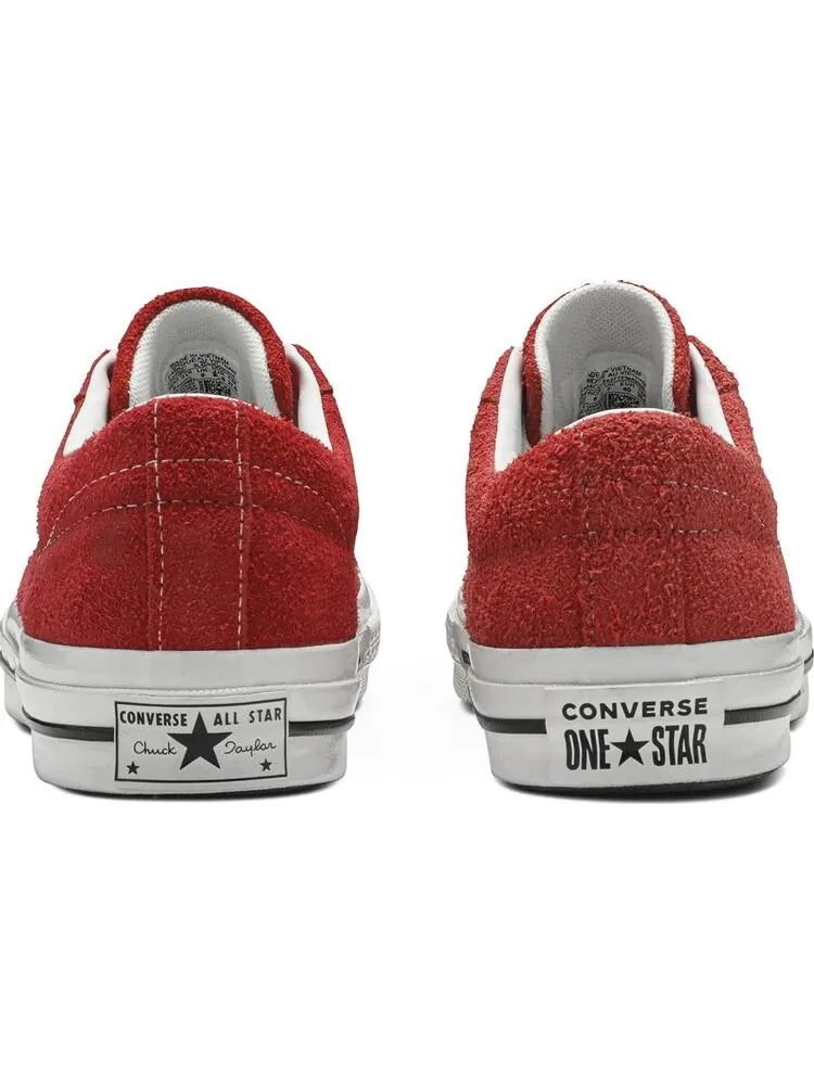 Кроссовки Converse One Star Ox Red Suede — изображение 6 из 8, красный