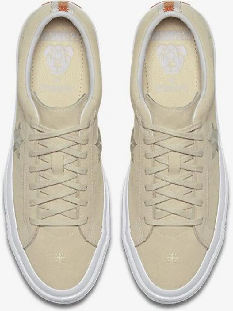 Кроссовки Converse Footpatrol x One Star Suede Low Vanilla — изображение 3 из 7, загар