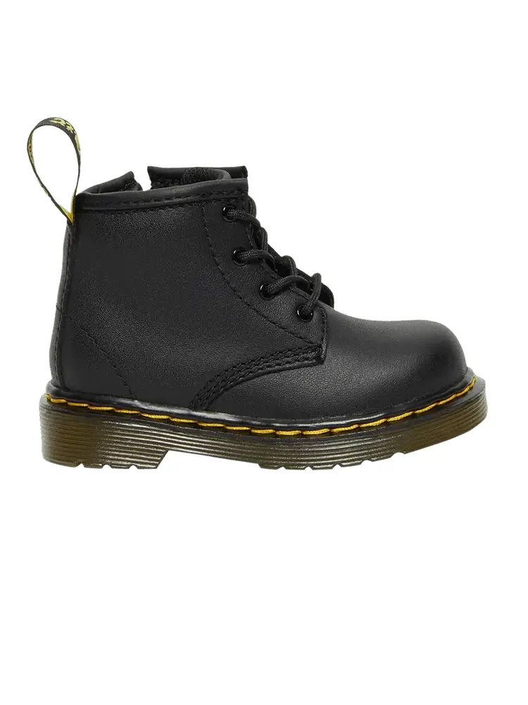 Ботинки Dr. Martens 1460 Softy T Leather Lace Up Boot Toddler — изображение 1 из 1, черный