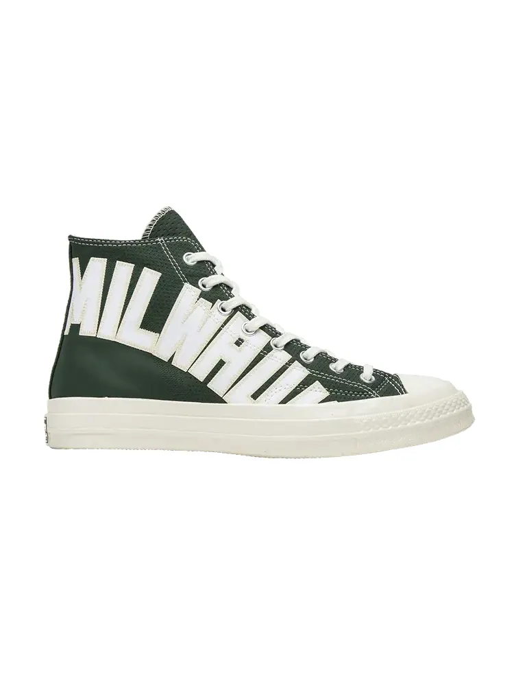 Кроссовки Converse Chuck Taylor All Star Premium Hi 'Milwaukee Bucks' — изображение 1 из 1, зеленый