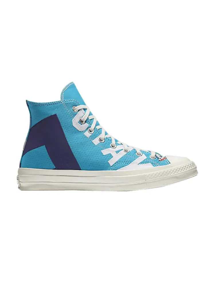Кроссовки Converse Chuck Taylor All Star Premium Hi 'Charlotte Hornets' — изображение 1 из 1, светлый синий
