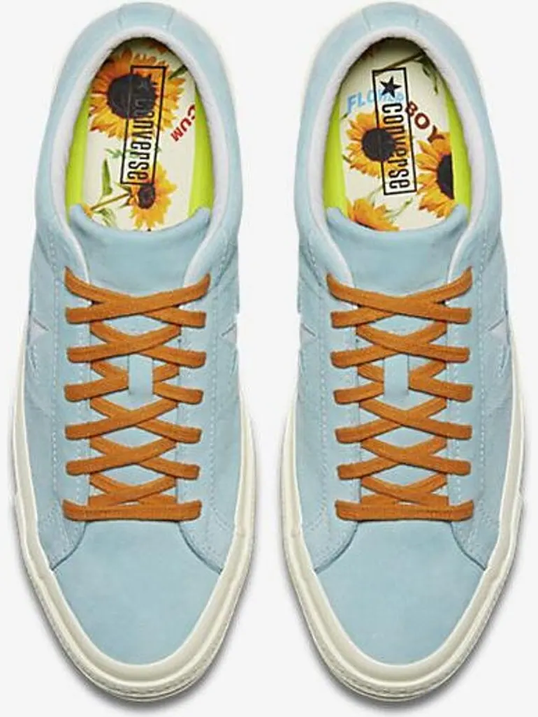 Кроссовки Converse Golf Le Fleur x One Star Ox Clearwater — изображение 3 из 7, синий