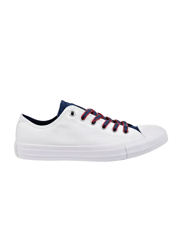 Кроссовки Converse Chuck Taylor All Star Low 'White Navy' — изображение 1 из 1