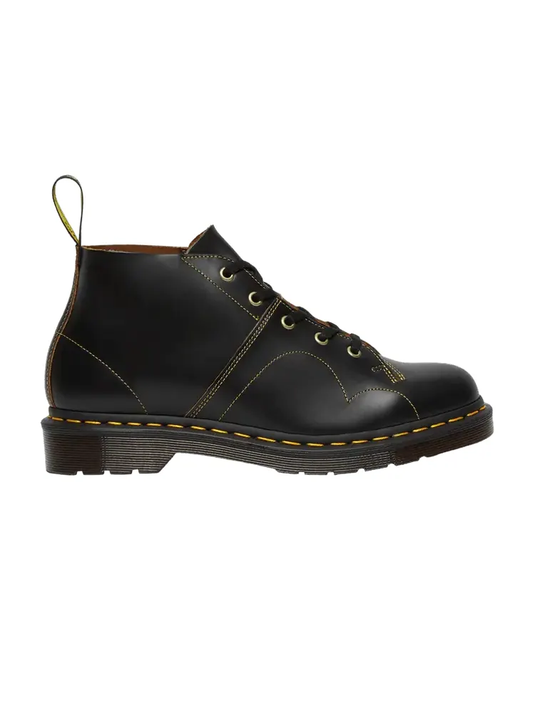 Ботинки Dr. Martens Church Vintage Monkey, кожаные — изображение 1 из 1, черный