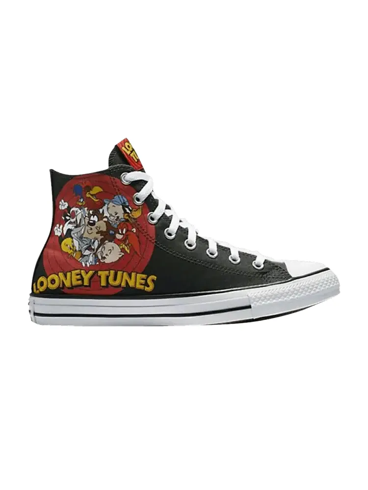 Кроссовки Converse Looney Tunes x Chuck Taylor All Star High, Looney Logo — изображение 1 из 1, черный