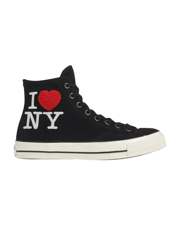 Кроссовки Converse Chuck Taylor All Star 70 High 'I Love NY' — изображение 1 из 1, черный//красный