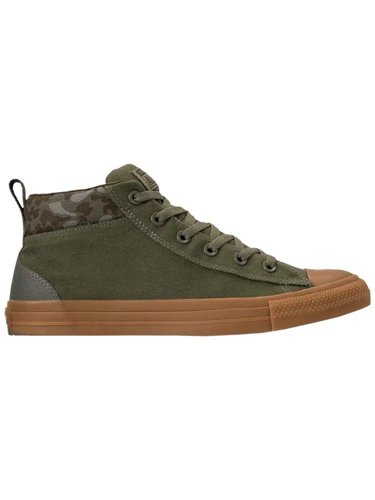 Кроссовки Converse Chuck Taylor All Star Street Mid 'Olive Camo' — изображение 1 из 1, зеленый
