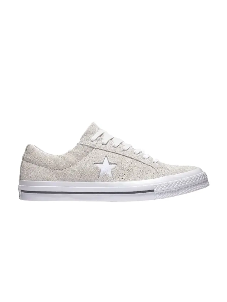 Кроссовки Converse One Star Low Vintage Suede 'White' — изображение 1 из 1, белый