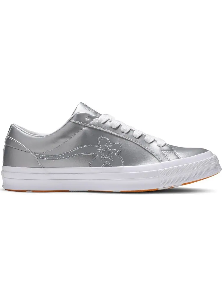 Кроссовки Converse Golf Le Fleur x One Star Ox 3M — изображение 1 из 8, серебряный