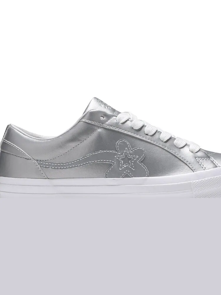 Кроссовки Converse Golf Le Fleur x One Star Ox 3M — изображение 2 из 8, серебряный