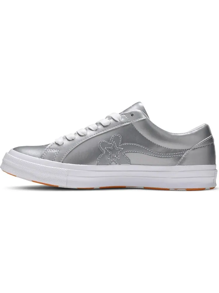 Кроссовки Converse Golf Le Fleur x One Star Ox 3M — изображение 3 из 8, серебряный