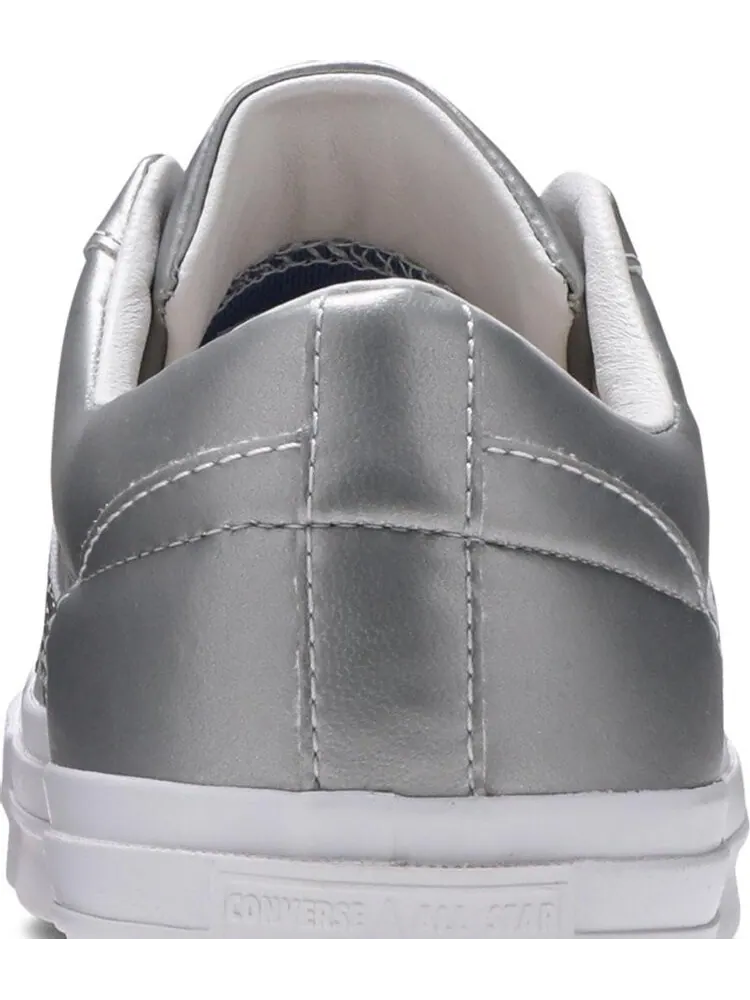 Кроссовки Converse Golf Le Fleur x One Star Ox 3M — изображение 7 из 8, серебряный