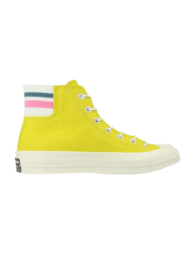 Кроссовки Converse Chuck 70 Retro Stripe High 'Bold Citron' — изображение 1 из 1, розовый
