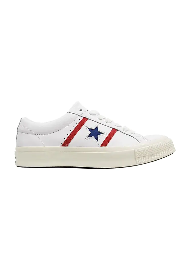 Кроссовки Converse One Star Academy Low 'White Blue Red' — изображение 1 из 1, белый