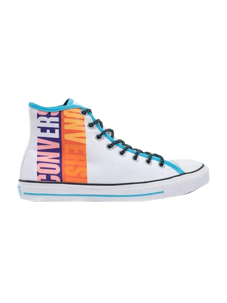 Кроссовки Converse Chuck Taylor All Star High 'Get Tubed' — изображение 1 из 1, белый/желтый/синий