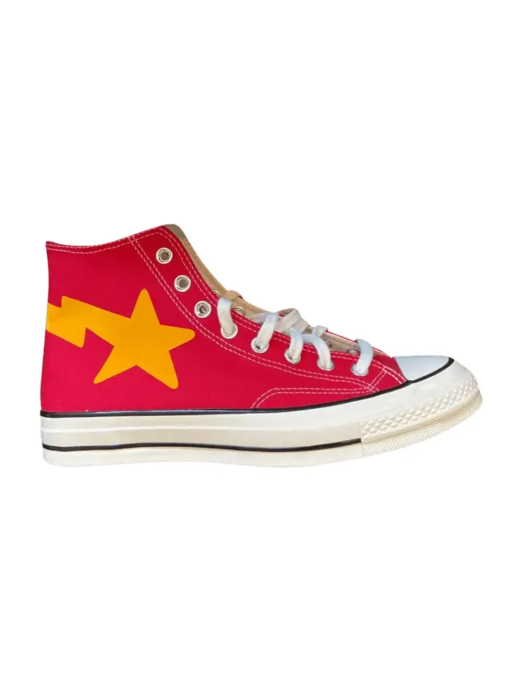 Кроссовки Converse Chinatown Market x A Bathing Ape x Chuck Taylor All Star High 'Red Ivory' — изображение 1 из 1