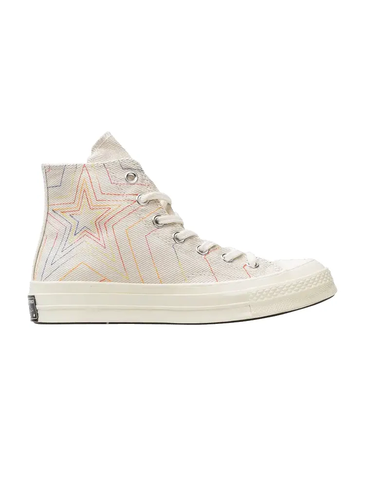 Кроссовки Converse Chuck 70 High 'Exploding Star' — изображение 1 из 1, белый/бледный