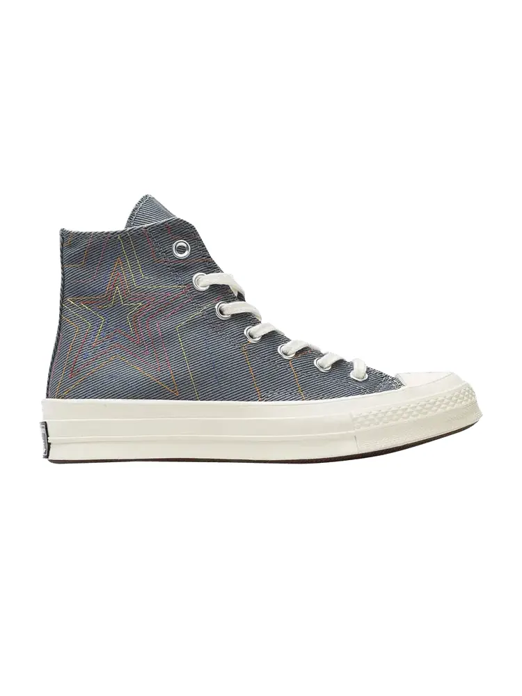 Кроссовки Converse Chuck 70 High 'Exploding Star' — изображение 1 из 1, черный/серый