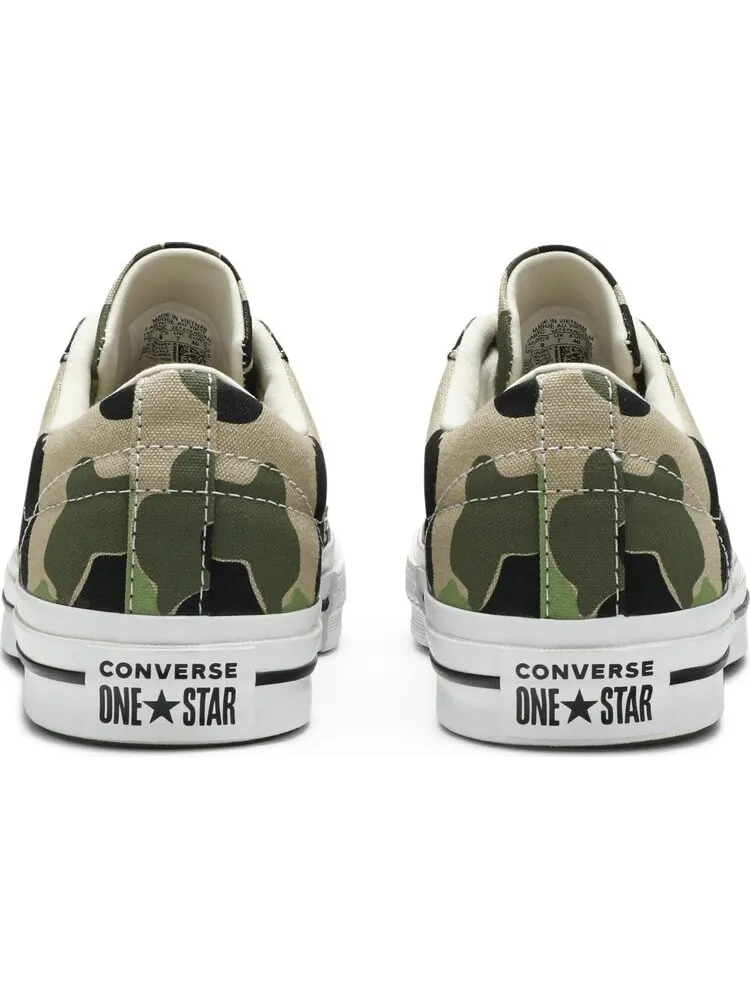 Кроссовки Converse One Star Low Archive Print - Duck Camo — изображение 6 из 8, зеленый