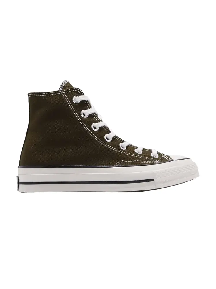 Кроссовки Converse Chuck 70 Hi 'Olive Flak' — изображение 1 из 1, оливковый/оливковый