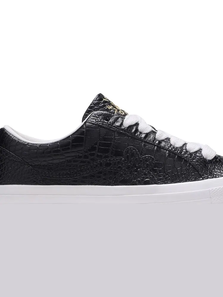Кроссовки Converse Golf Le Fleur x One Star Low Gator Collection - Black — изображение 2 из 8, черный