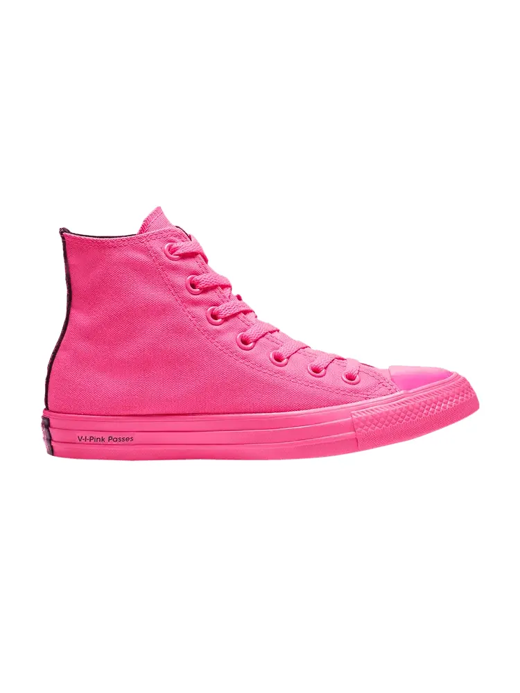 Кроссовки Converse OPI x Chuck Taylor All Star High 'V-I-Pink Passes' — изображение 1 из 1, розовый/черный/розовый