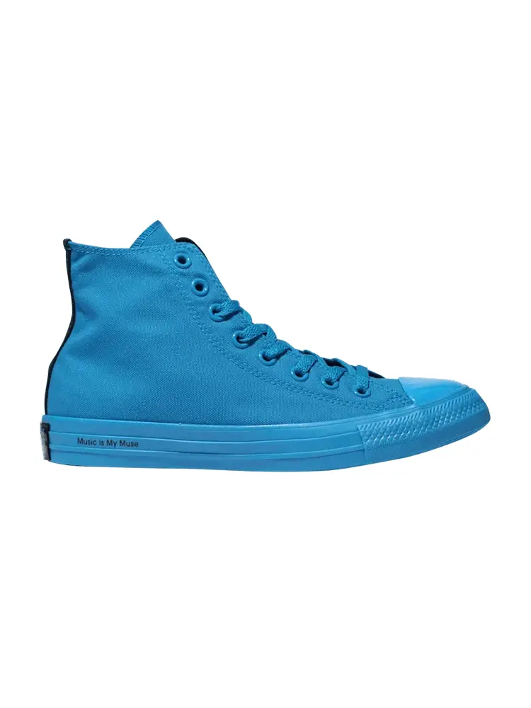 Кроссовки Converse OPI x Chuck Taylor All Star High 'Music is My Muse' — изображение 1 из 1, голубой/черный/голубой