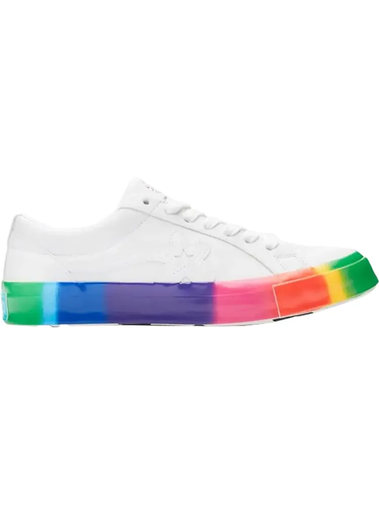 Кроссовки Converse Golf Le Fleur x One Star Ox Rainbow — изображение 1 из 1, белый