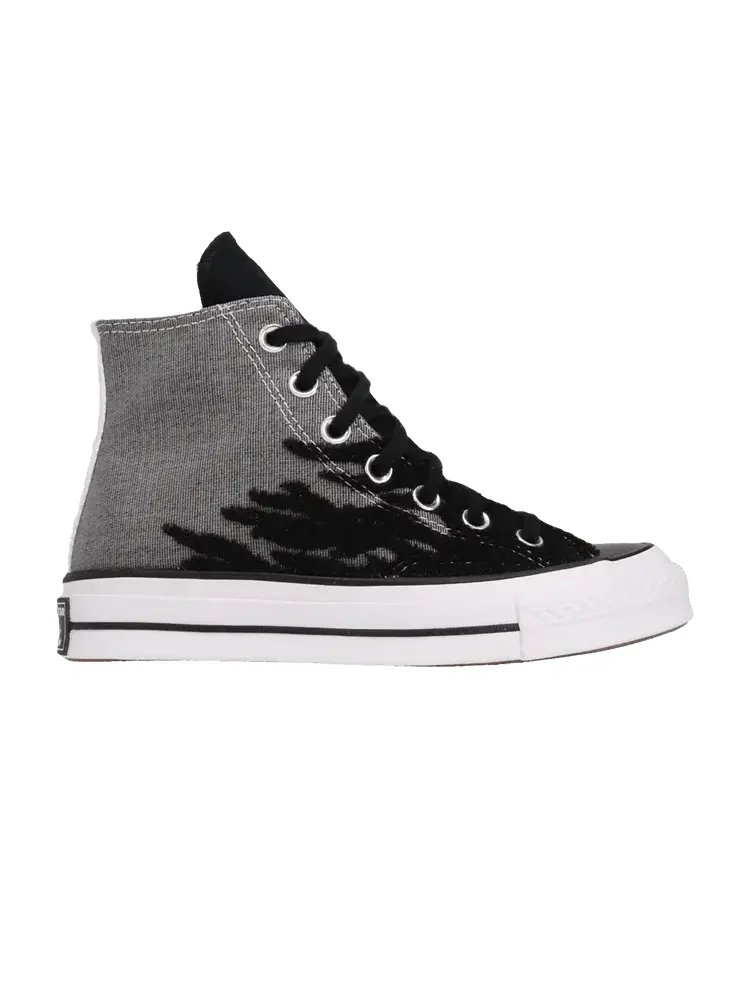 Кроссовки Converse Chuck 70 Hi 'Black Grey' — изображение 1 из 1, черный/белый