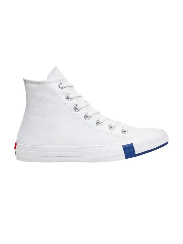 Кроссовки Converse Chuck Taylor All Star High 'Logo Play - White Rush Blue' — изображение 1 из 1, белый